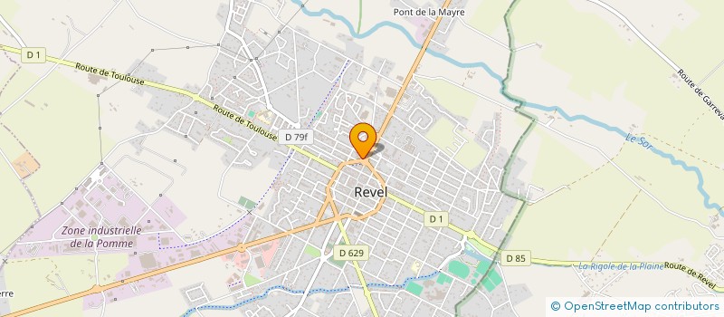 localisation de l'entreprise MADAME SANDRINE AVESQUE VAN FERNEIJ  REVEL