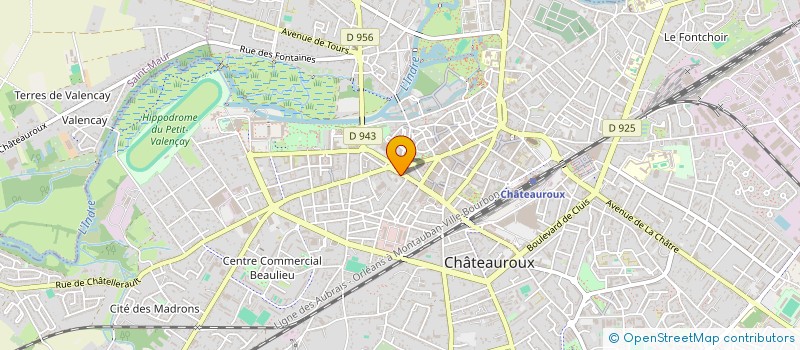 localisation de l'entreprise MADAME SANDRINE AVRIL à CHATEAUROUX