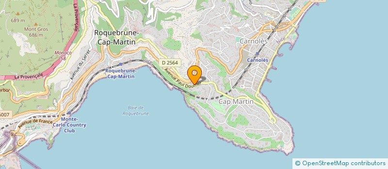 localisation de l'entreprise MADAME SANDRINE AYIBISSE NTEME à ROQUEBRUNE-CAP-MARTIN