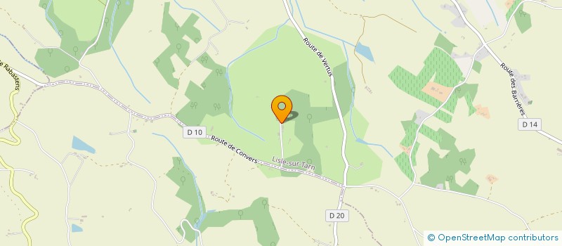 localisation de l'entreprise MADAME SANDRINE AZALBERT  LISLE-SUR-TARN