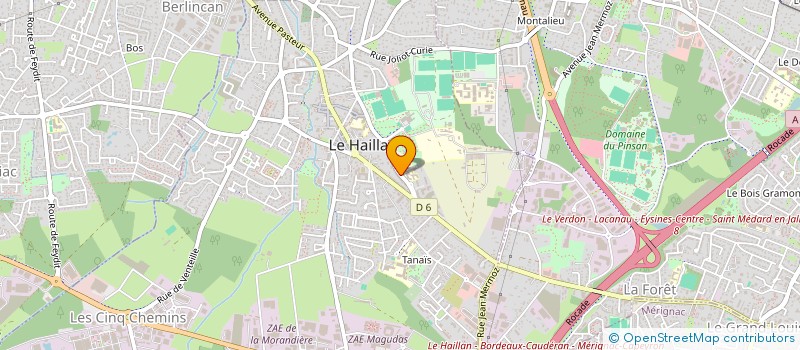 localisation de l'entreprise MADAME SANDRINE BAAKLINI  LE BOUSCAT