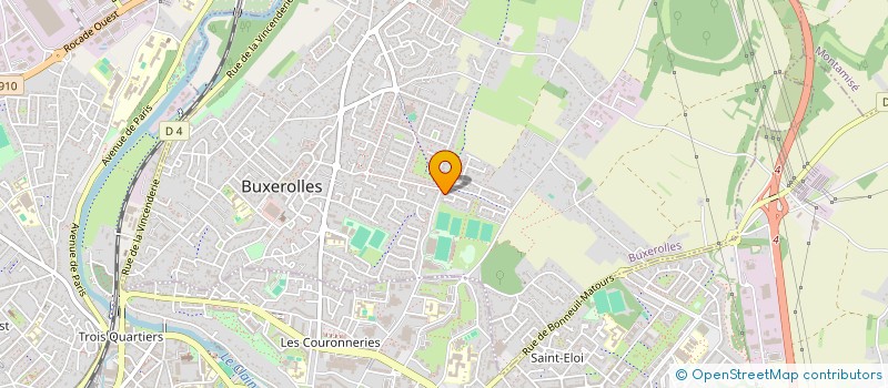 localisation de l'entreprise MADAME SANDRINE BABIN  BUXEROLLES