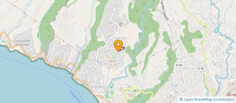 localisation de l'entreprise MADAME SANDRINE BACCAROLLE  SCHOELCHER