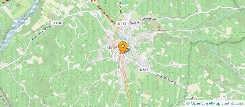 localisation de l'entreprise MADAME SANDRINE BACH  MIRABEL-AUX-BARONNIES