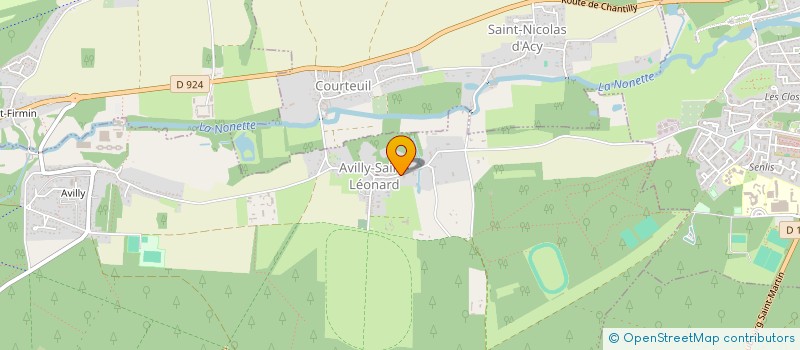 localisation de l'entreprise MADAME SANDRINE BADEUIL à AVILLY-SAINT-LEONARD
