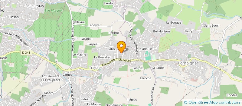 localisation de l'entreprise MADAME SANDRINE BAGAGEM  TRESSES