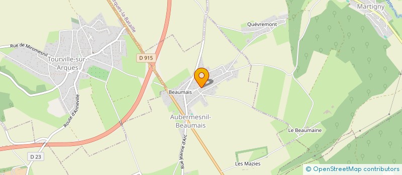 localisation de l'entreprise MADAME SANDRINE BAILLEUL  AUBERMESNIL-BEAUMAIS