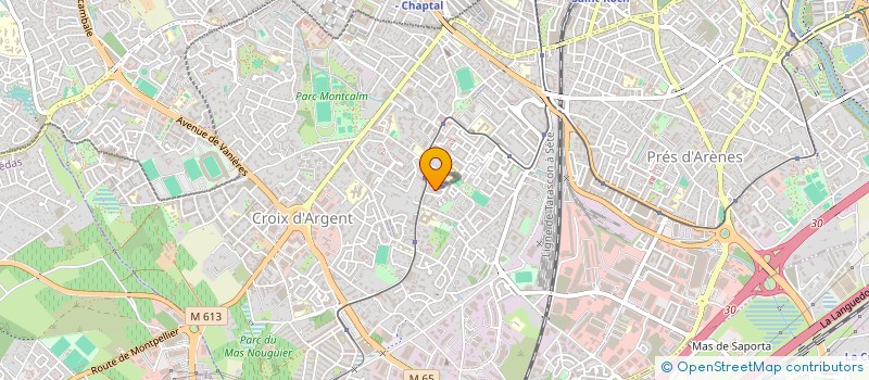 localisation de l'entreprise MADAME SANDRINE BAILLEUL à MONTPELLIER
