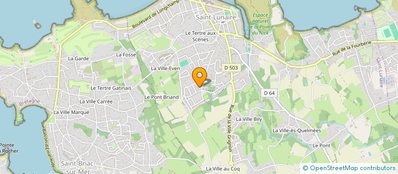 localisation de l'entreprise MADAME SANDRINE BAILLEUL à SAINT-LUNAIRE