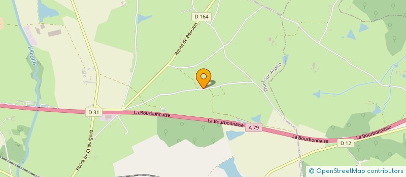 localisation de l'entreprise MADAME SANDRINE BAILLEUX  THIEL-SUR-ACOLIN