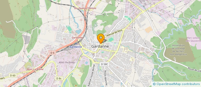 localisation de l'entreprise MADAME SANDRINE BAILLON à GARDANNE