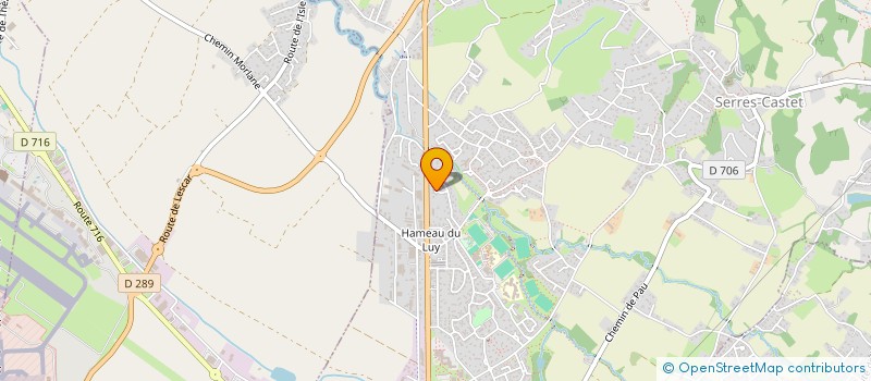 localisation de l'entreprise MADAME SANDRINE BAILLY  SERRES-CASTET