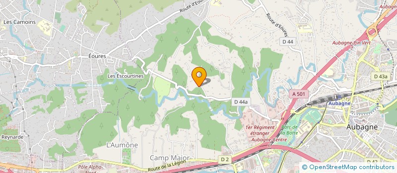 localisation de l'entreprise MADAME SANDRINE BALESI  AUBAGNE