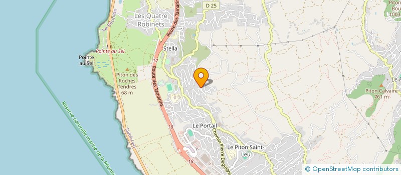 localisation de l'entreprise MADAME SANDRINE BANDAMA ATIAMA  SAINT-LEU