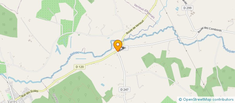 localisation de l'entreprise MADAME SANDRINE BARALE  GRATELOUP-SAINT-GAYRAND