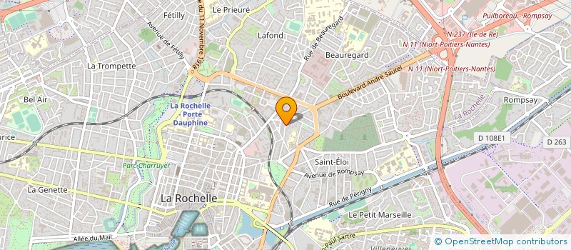 localisation de l'entreprise MADAME SANDRINE BARBE  LA ROCHELLE