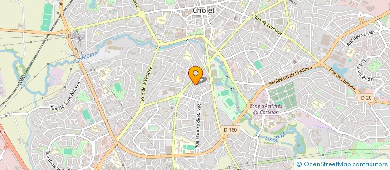localisation de l'entreprise MADAME SANDRINE BARBEAU à CHOLET