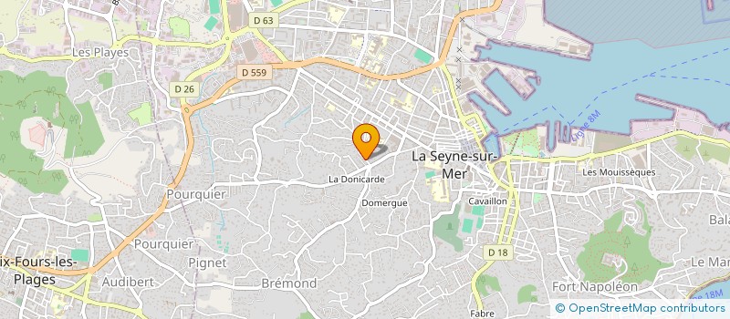localisation de l'entreprise MADAME SANDRINE BARDY à LA SEYNE-SUR-MER