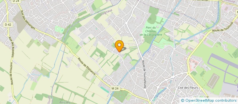 localisation de l'entreprise MADAME SANDRINE BARICHELLO à VILLENEUVE-TOLOSANE