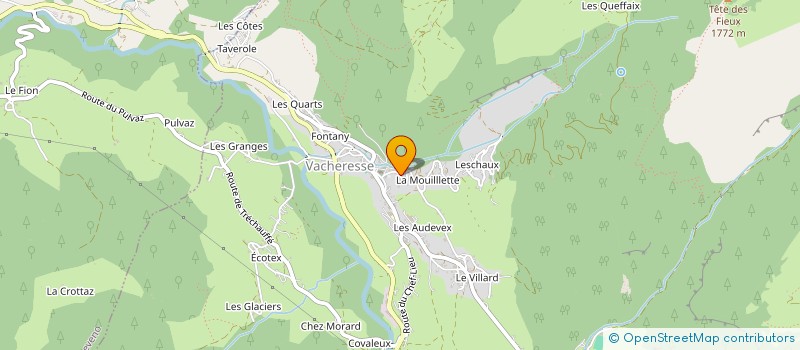 localisation de l'entreprise MADAME SANDRINE BARONE  VACHERESSE