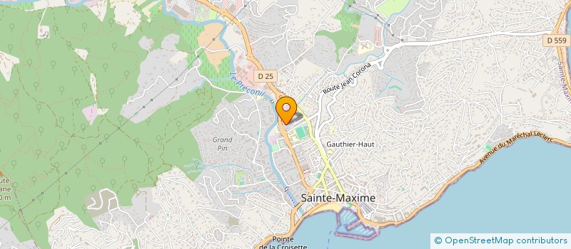 localisation de l'entreprise MADAME SANDRINE BARRAULT à SAINTE-MAXIME