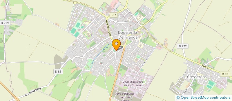 localisation de l'entreprise MADAME SANDRINE BARRE  DOUVRES-LA-DELIVRANDE