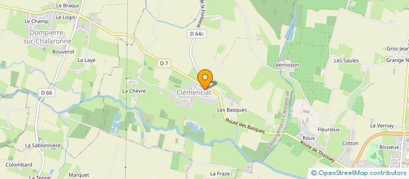 localisation de l'entreprise MADAME SANDRINE BARRIOZ à L'ABERGEMENT-CLEMENCIAT