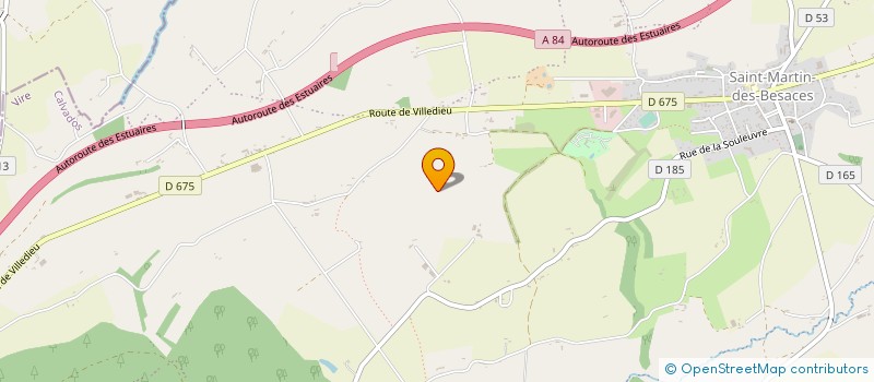 localisation de l'entreprise MADAME SANDRINE BARTE  SOULEUVRE EN BOCAGE