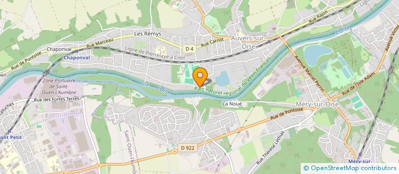 localisation de l'entreprise MADAME SANDRINE BARTHELEMY à AUVERS-SUR-OISE