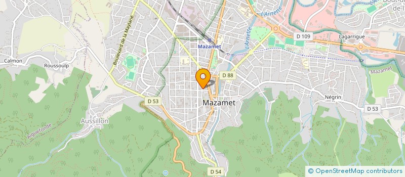 localisation de l'entreprise MADAME SANDRINE BARY  MAZAMET