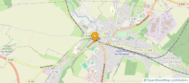 localisation de l'entreprise MADAME SANDRINE BATAILLE  SAINT-POL-SUR-TERNOISE