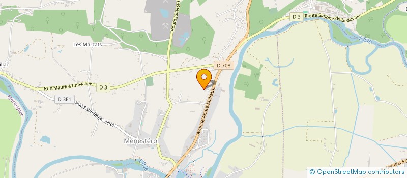 localisation de l'entreprise MADAME SANDRINE BATAILLEY  MONTPON-MENESTEROL