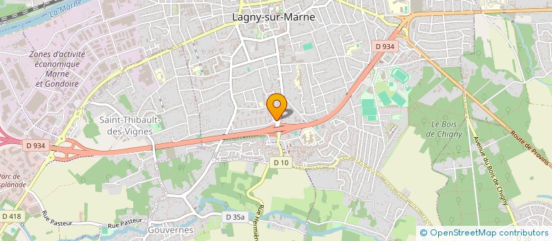 localisation de l'entreprise MADAME SANDRINE BATMANABIN  LAGNY-SUR-MARNE