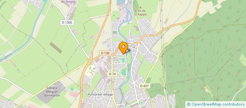 localisation de l'entreprise MADAME SANDRINE BAUD à DOUBS