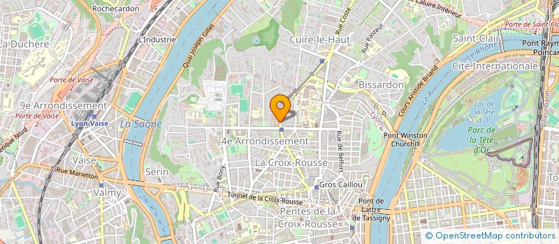 localisation de l'entreprise MADAME SANDRINE BAUDET à LYON
