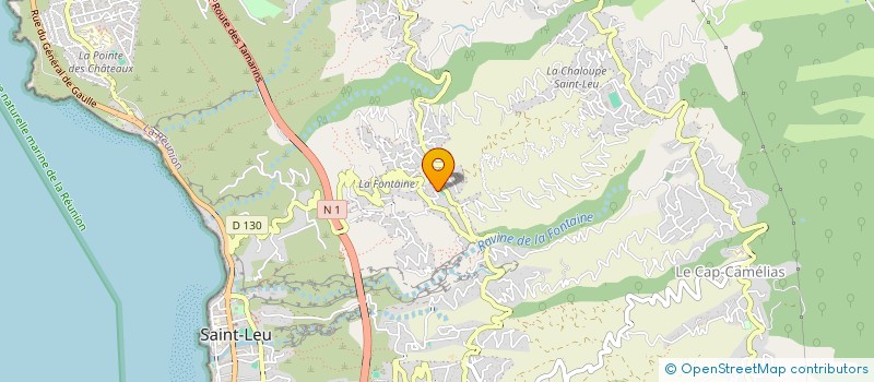 localisation de l'entreprise MADAME SANDRINE BAUDIER  SAINT-LEU