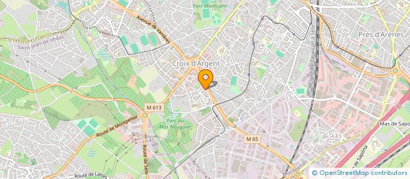 localisation de l'entreprise MADAME SANDRINE BAUP à MONTPELLIER