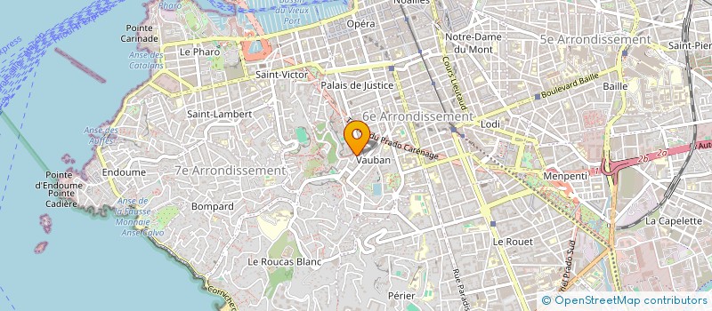 localisation de l'entreprise MADAME SANDRINE BAYARD  MARSEILLE