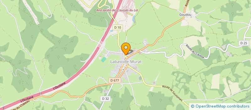 localisation de l'entreprise MADAME SANDRINE BAYLE  CUR DE CAUSSE