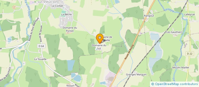 localisation de l'entreprise MADAME SANDRINE BEAU  SAINT-ANDRE-SUR-VIEUX-JONC