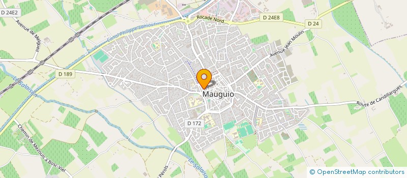 localisation de l'entreprise MADAME SANDRINE BEAUFILS  MAUGUIO