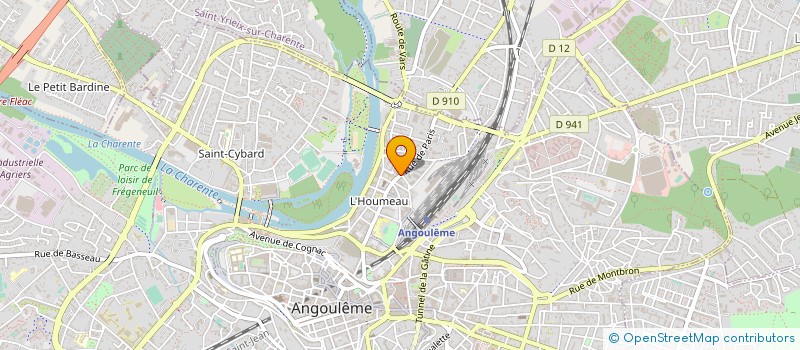 localisation de l'entreprise MADAME SANDRINE BECHLER à ANGOULEME