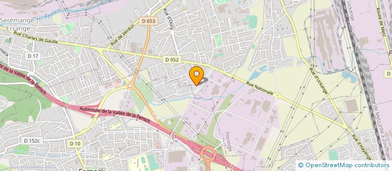 localisation de l'entreprise MADAME SANDRINE BECK  FLORANGE