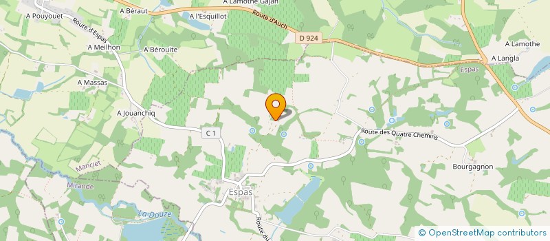 localisation de l'entreprise MADAME SANDRINE BEL LATROUSS  ESPAS