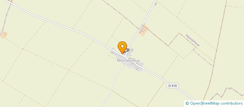 localisation de l'entreprise MADAME SANDRINE BELAIR  MONTEPREUX