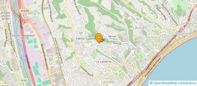 localisation de l'entreprise MADAME SANDRINE BELATECHE  NICE