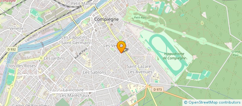 localisation de l'entreprise MADAME SANDRINE BELIN à COMPIEGNE