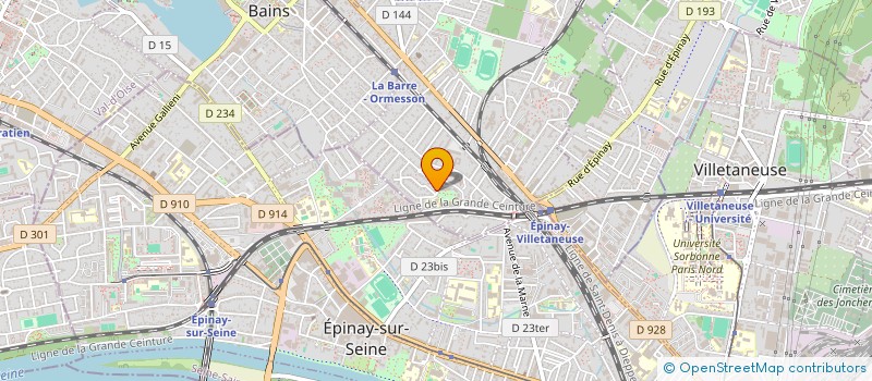 localisation de l'entreprise MADAME SANDRINE BELLAICHE  DEUIL-LA-BARRE