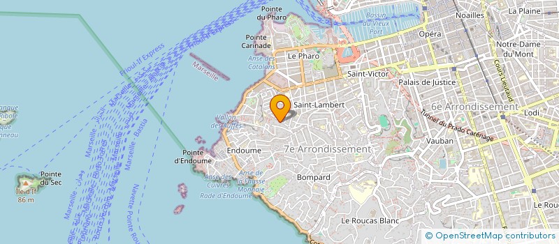 localisation de l'entreprise MADAME SANDRINE BELLARDIE à MARSEILLE