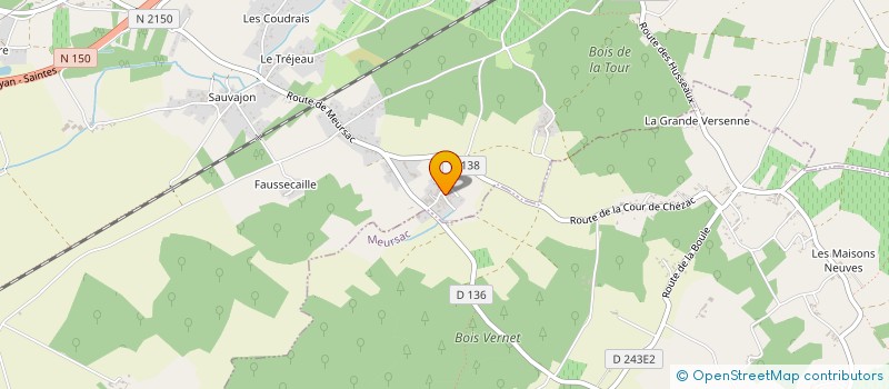 localisation de l'entreprise MADAME SANDRINE BELLET  SAINT-ROMAIN-DE-BENET